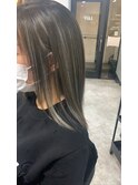 #黒髪#ボブルフ#ネビージュ#小顔#ワンレン