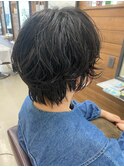 ニュアンスショートのパーマスタイル