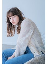 ニュイ 高槻 阪急茨木店(nui)&nbsp;イメチェンアンブレラカラー前髪ウェーブパーマこなれミディ