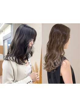 髪質改善カラーが人気！ダメージレスなカラー剤で、ツヤのある仕上がりに♪［大宮/ショート/顔周り/韓国］