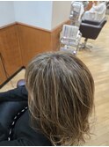 【立川　セミロングレイヤー　ハイライト　30代40代50代60代◎】