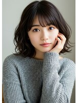 エフェクト 川崎(effect)&nbsp;うる美髪似合わせカットサイドバング外ハネボブ小顔イメチェン