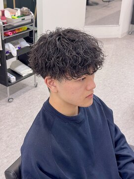 ブライト(BRIGHT) マッシュ波巻きスパイラルパーマ