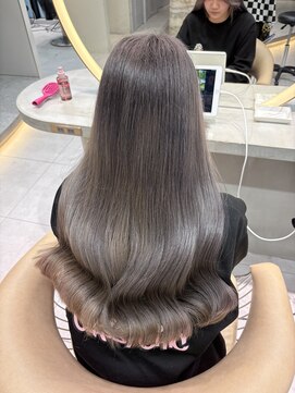 ロンドルピナス 小倉(Lond Lupinus) ブルーブラック/ワイドバング/美髪のススメ/外ハネボブ/髪質改善