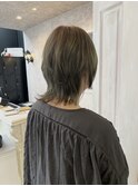 福山美容室caary ウルフ酸熱トリートメントオリーブベージュ