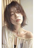 ボブ/シースルーバング/レイヤー/【lana hair新宿】