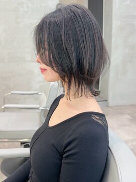 ダブルトーキョー シブヤ(W-TOKYO SHIBUYA) 暗髪ウルフ　ハイライト　ウルフカット　ウルフ