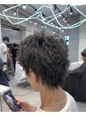 渋谷スパイキーパーマスパイキーショートパーマ刈り上げショート