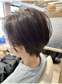 ショートボブ/艶