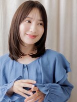 カバーヘア ブリス 北浦和(COVER HAIR bliss) 顔周りレイヤーカット艶感ストレートミディアムA0北浦和30代40代