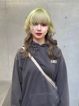 ヴァーディ オモテサンドウ(Vardy omotesando) roots/ルーツカラー ミント デザインカラー 表参道ハイトーン