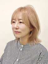 ビューエヒメ(VIEW EHIME)&nbsp;小顔黒髪レイヤーカット×アッシュカラー20代30代40代