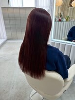 ユイマァル 岡山店(YUIMARL)&nbsp;ツヤ髪20代30代40代髪質改善トリートメントピンクブラウン