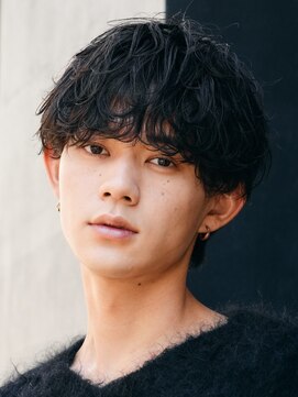 フィフス 渋谷(fifth) 渋谷大人波巻き2WAYシャドウルーズパーマツーブロックマッシュ