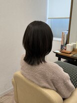 コトナ ヘアアンドリラックス 草加店(kotona Hair & relax) 【KOTONA草加】暗髪カラー×ミディアムくびれヘア