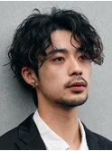 フェザーショートフェザーパーマニュアンスパーマショートヘア