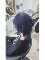 カラット 堺東(CARAT)&nbsp;ウルフカット/レイヤーカット/ウルフレイヤー/ブルーアッシュ