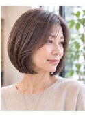 大人美人ショートボブ×ハイライト
