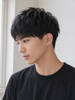 ワゴンバイアフロート(Wagon by afloat)&nbsp;ナチュラルメンズショート/ニュアンスパーマ20代30代池袋髪型