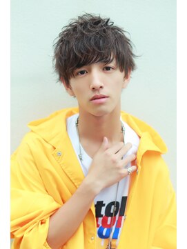 リップス 表参道店(LIPPS) ランダム束感【レインマッシュ】サイドパートマッシュ