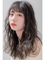 ヘアーアンドファッションシオミエイチ (hair＆fashion shiomi H)&nbsp;フォギーアッシュ×ほつれカール