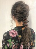 【　　　ロープポニーアレンジ　　　】