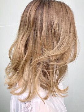 ブラウンズ(BROWNS) サマーブロンド×バレイヤージュ