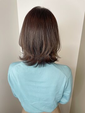 ナンバー(number+) 20代30代40代大人可愛いヨシンモリダークグレージュ透明感