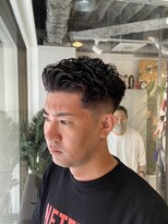 ドルクス 日本橋(Dorcus)&nbsp;日本橋スキンフェードパーマバーバースタイル