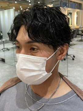 クオル 立川(QOL) ツーブロックビジネスショートニュアンスパーマ無造作パーマ