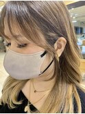 結んで可愛い後れ毛 韓国風顔まわり 小顔カット 【川崎】