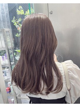 シェリ 天神(CHERIE) 福岡 ブリーチ ベージュ グレージュ ダブルカラー ハイライト