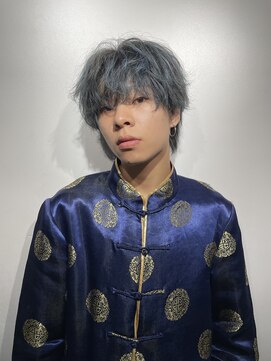リップスヘアー 銀座(LIPPS hair) 中華風ブルーマッシュ
