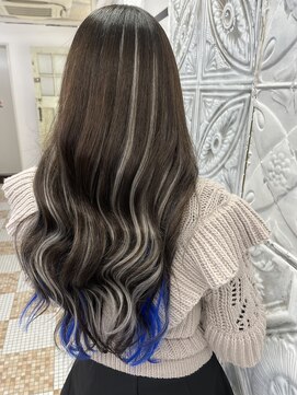 ハイエクステンション 京都駅前店(Hi-Extension) シルバー×ブルー@dresser____072