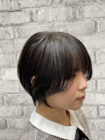 アース 天満橋店(HAIR & MAKE EARTH) 20代30代大人かわいいショートボブｘ小顔ひし形パーマ