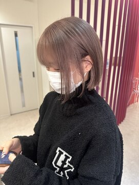 リンダ(Linda) ボブ × ミルクティーグレージュ