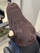 ペレ 栄店(PELE) デザインカラー/レイヤーカット/ウェットヘア/オリーブベージュ