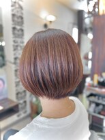 オルオル(OLUOLU)&nbsp;艶ショート×白髪ぼかし