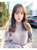 ナチュラル小顔前髪あり後れ毛サイドバング結べるボブくびれヘア