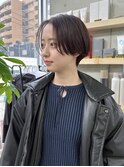 センターパートショート/ハンサムショート/大人ショート