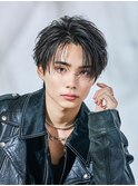 【フェザーショート】フェザーパーマニュアンスパーマ