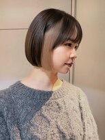 ジアン テラス(GIEN TERRASSE)&nbsp;#ミニボブ#ぱつっとボブ#インナーカラー/岸本 理希