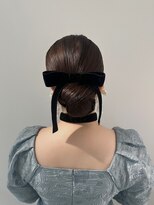 ミンクスオーバー(MINX OVER)&nbsp;【ヘアセット】ベロアリボン