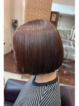 セルボーン ボブ/カカオブラウン/艶髪/