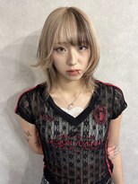 アルレン(Allen)&nbsp;レイヤーボブ/ミルクティーブラウン「ブリーチ/宇都宮」