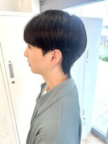 ロミー 本厚木(ROMMY.)&nbsp;本厚木☆メンズカット☆黒髪フェザーショートマッシュヘッドスパ
