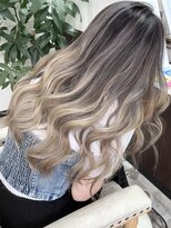 ベルヘアーデザイン 堺東(Belle hair Design)&nbsp;シャドールーツ韓国風外国人風イルミナカラー堺東20代30代40代