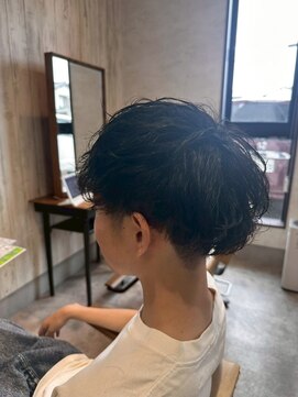 エヌアンドエー 杉戸高野台店(N&A) ラフな動きでこなれ感◎映えるパーマスタイル/黒髪