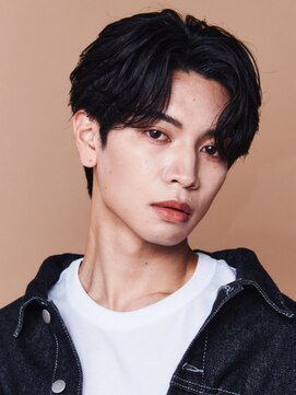 ロンドオム 池袋(Lond Homme) メンズ/men's/メンズカット/センターパート/曲がる縮毛矯正