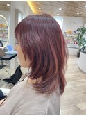 ピンク×ハイライト×レイヤー